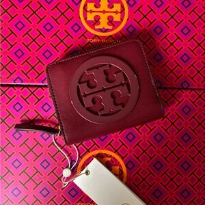 Tory Burch Burgundy Wallet